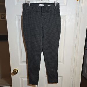 Nine West Black and Gray Skinny Pants